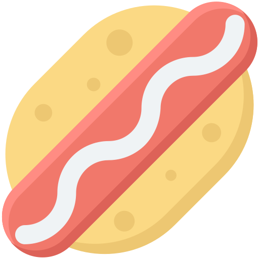 hot dog icono gratis