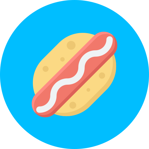 hot dog icono gratis