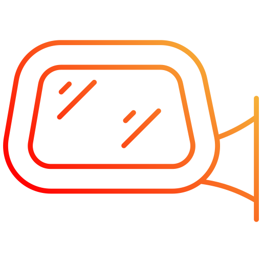 espejo retrovisor icono gratis