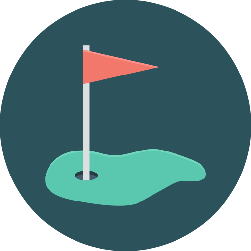 campo de golf icono gratis