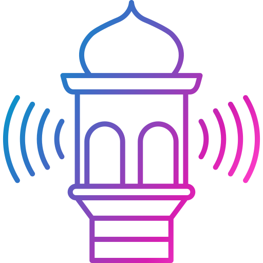 llamada al adhan icono gratis