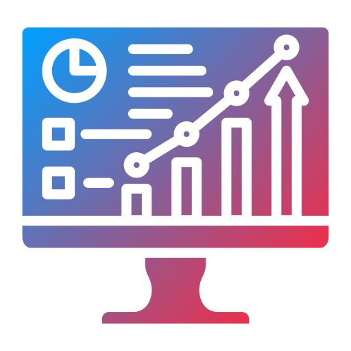 informe en línea icono gratis