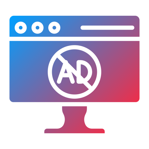 bloqueador de anuncios icono gratis