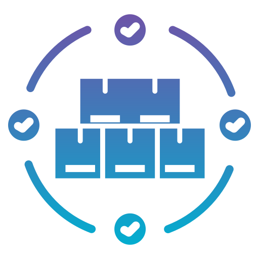 cadena de suministro icono gratis