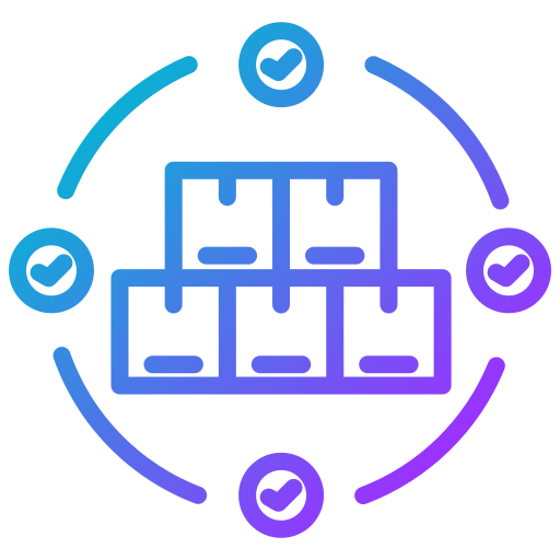 cadena de suministro icono gratis