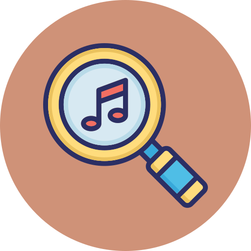 buscar música icono gratis