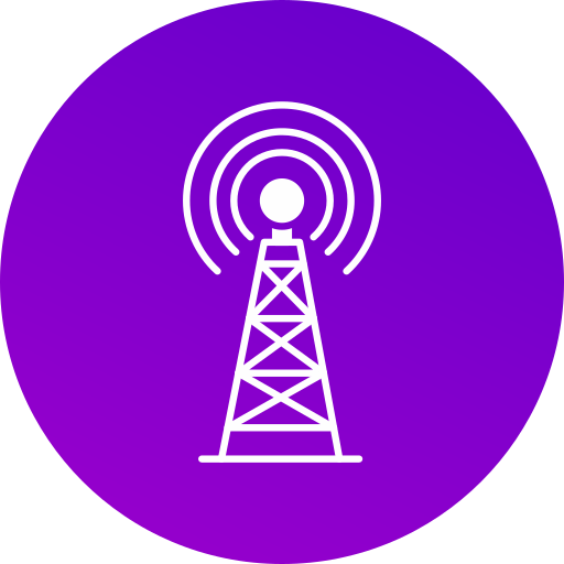 torre de radio icono gratis