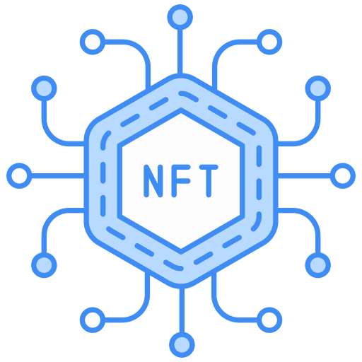 tecnología nft icono gratis