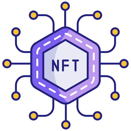 tecnología nft icono gratis