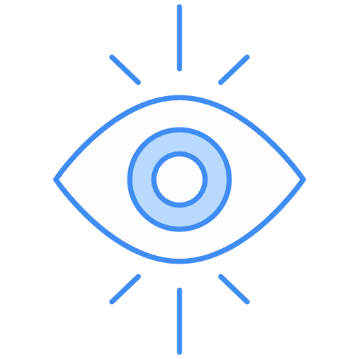 visión icono gratis