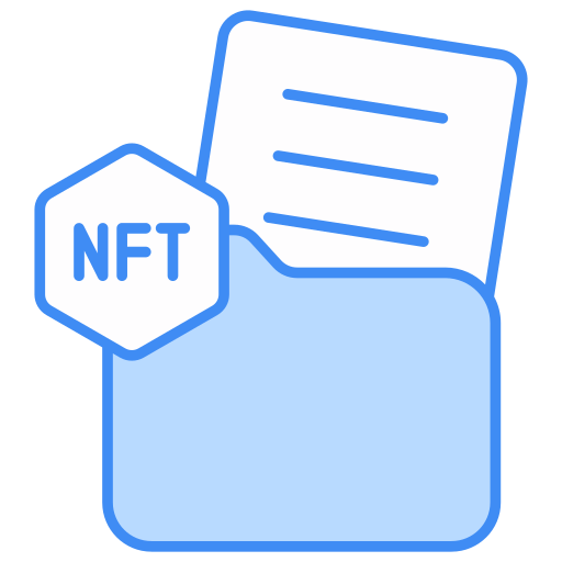 documento nft icono gratis