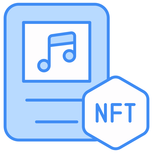 música nft icono gratis