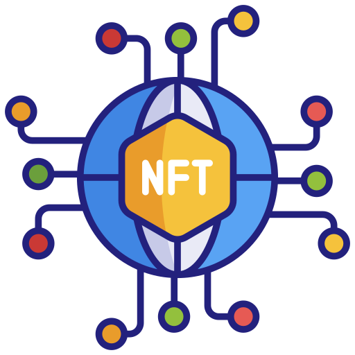 sitio web de nft icono gratis