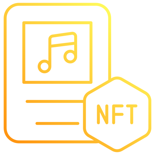 música nft icono gratis