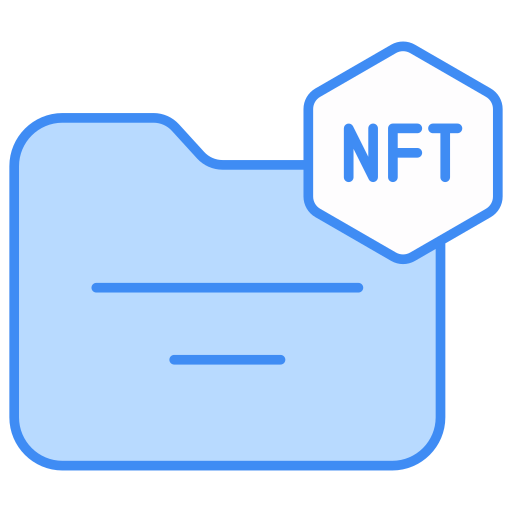 carpeta nft icono gratis