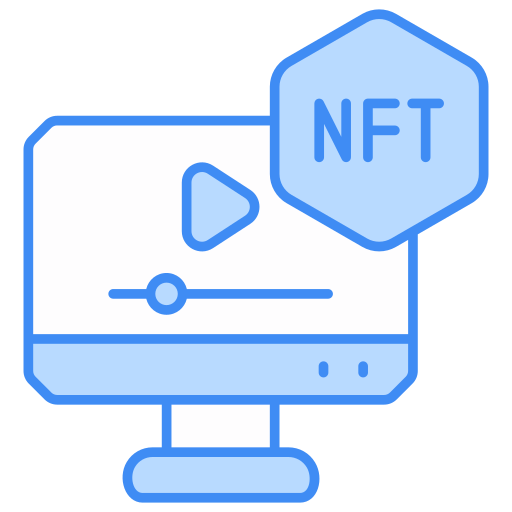 vídeo de nft icono gratis