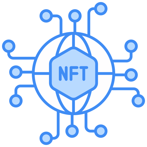 sitio web de nft icono gratis