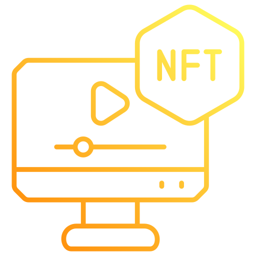 vídeo de nft icono gratis