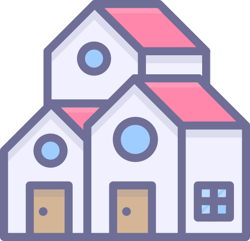 village Icône gratuit