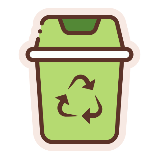 papelera de reciclaje icono gratis