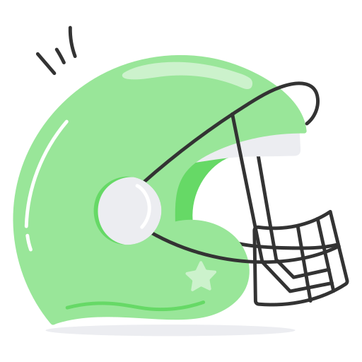 casco de cricket icono gratis