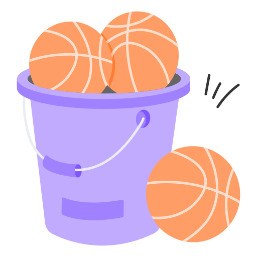 canasta de baloncesto icono gratis