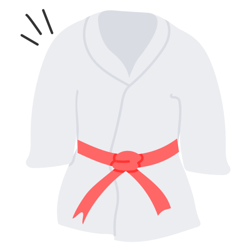 uniforme de karate icono gratis