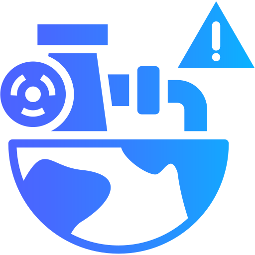 contaminación radiactiva icono gratis