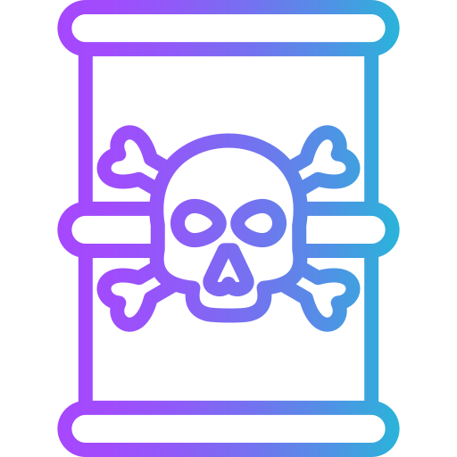 residuos tóxicos icono gratis
