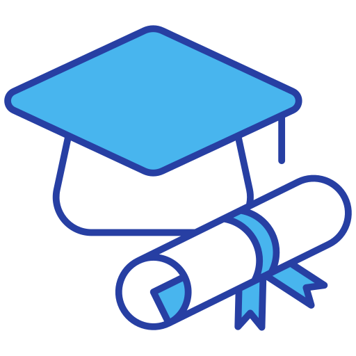 gorro de graduación icono gratis