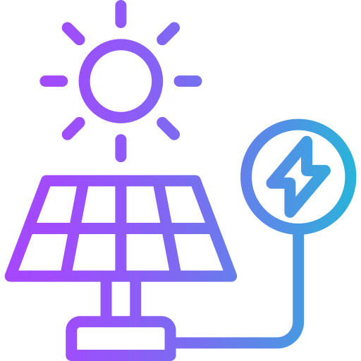 energía solar icono gratis