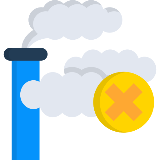 prevención de la contaminación icono gratis