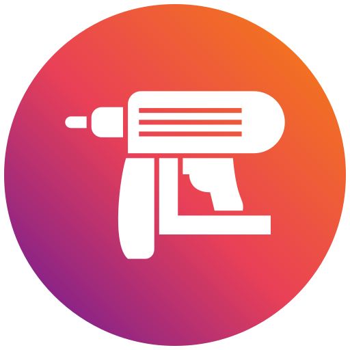 pistola de clavos icono gratis