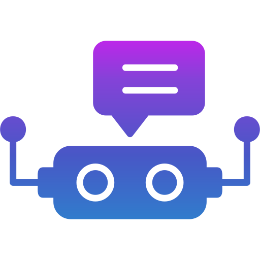 robot conversacional icono gratis