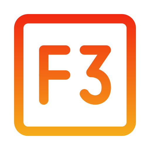 f3 icono gratis