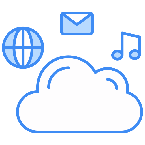 computación en la nube icono gratis