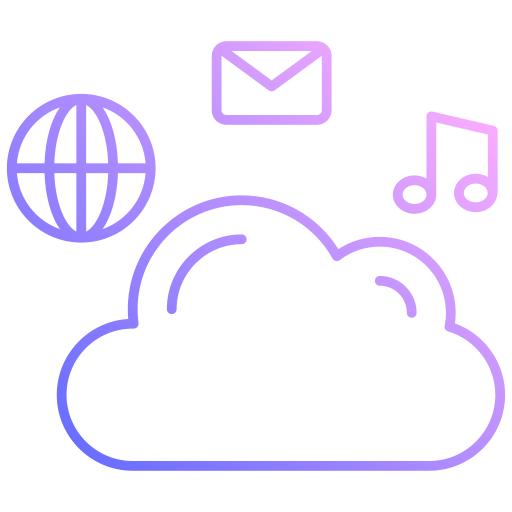 computación en la nube icono gratis