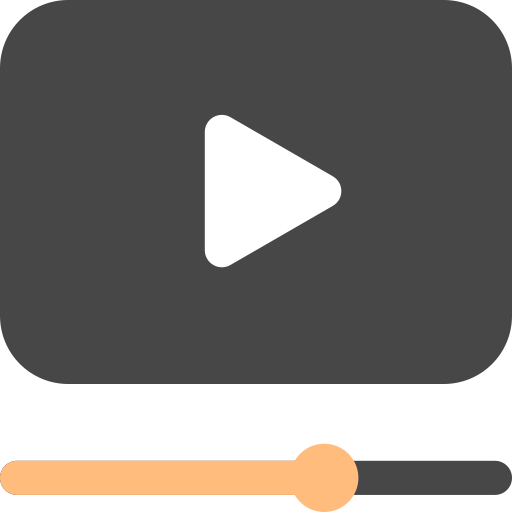 reproductor de video icono gratis