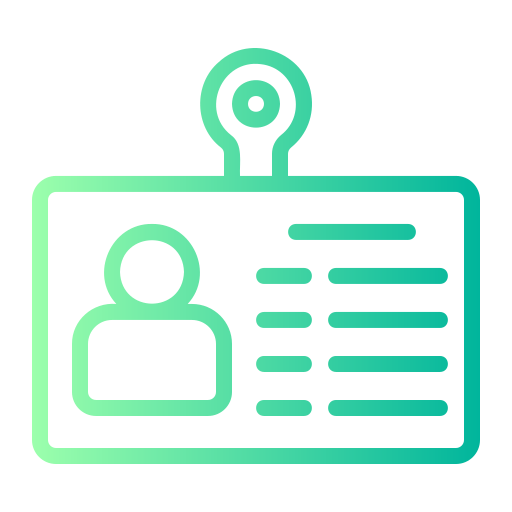 tarjeta de identificación icono gratis