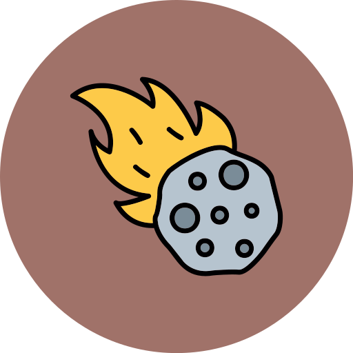 meteorito icono gratis