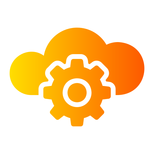 servicio en la nube icono gratis