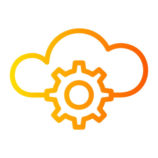 servicio en la nube icono gratis