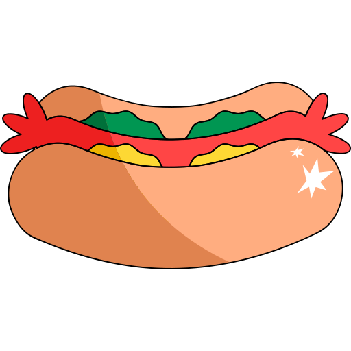 hot dog icono gratis