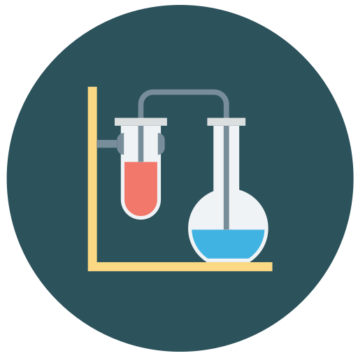 investigación de laboratorio icono gratis