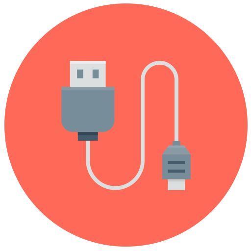 conector usb icono gratis