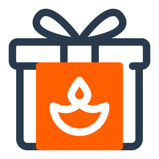 regalo de diwali icono gratis