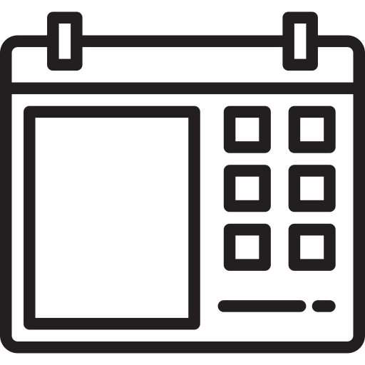 Planificador icono gratis