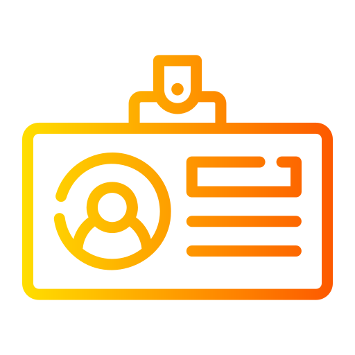 tarjeta de identificación icono gratis