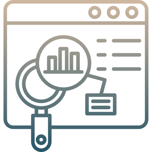 análisis de datos icono gratis