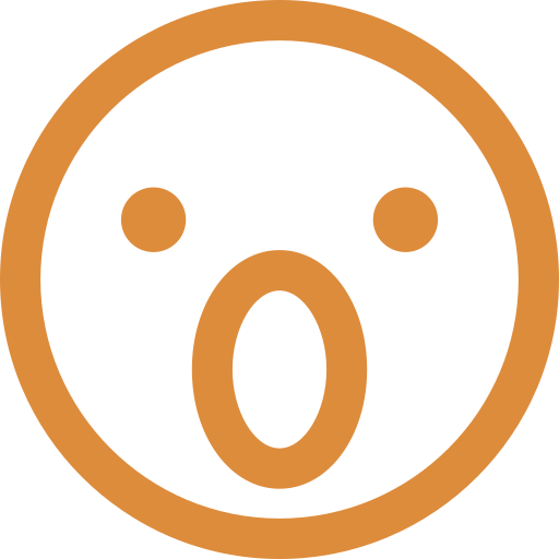 sorprendido icono gratis